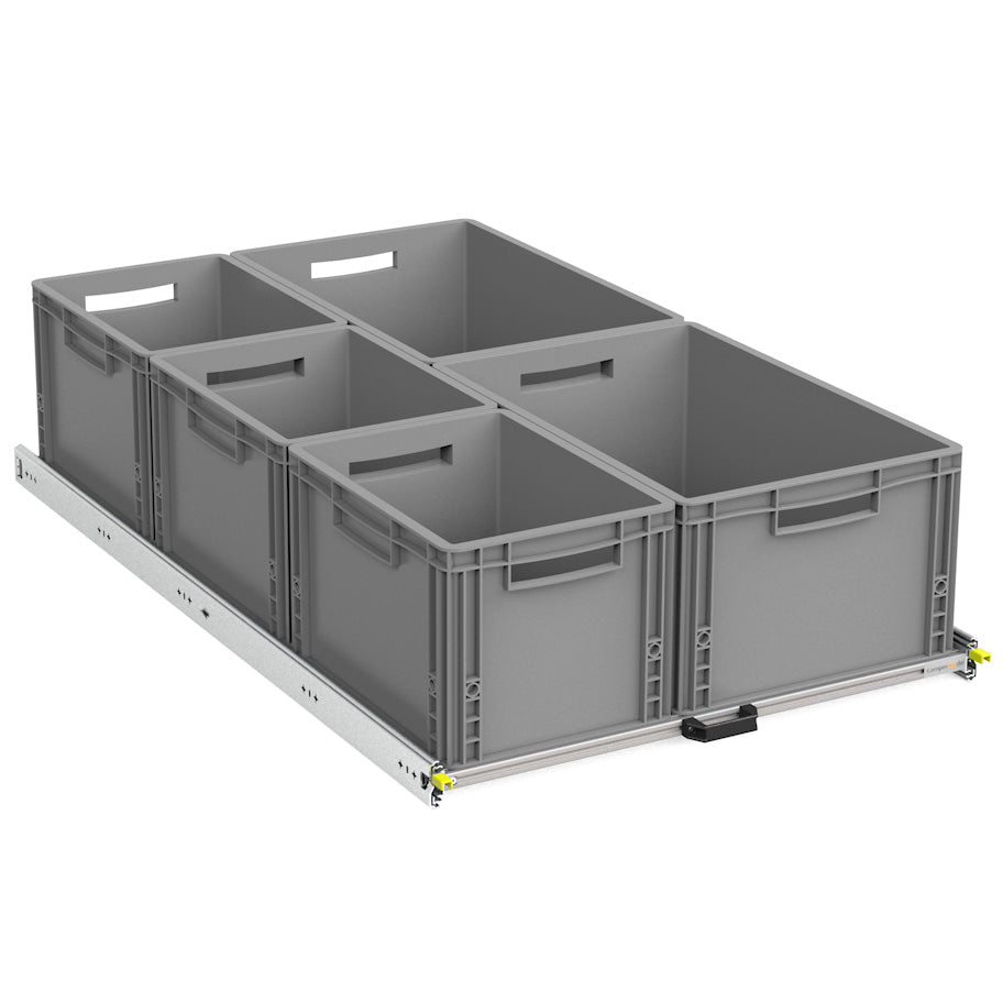 Heckauszug Selbstausbau Van Life DIY Eurobox Camper Wohnmobil Regal 120x70