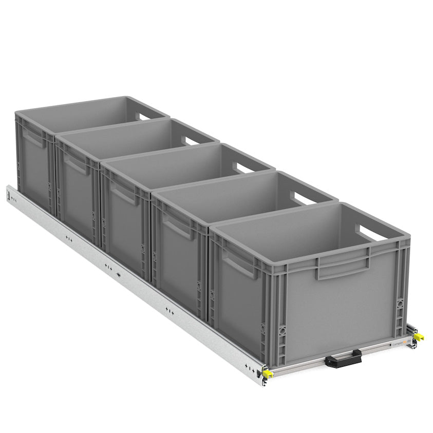 Heckauszug Selbstausbau Van Life DIY Eurobox Camper Wohnmobil Regal 150x40