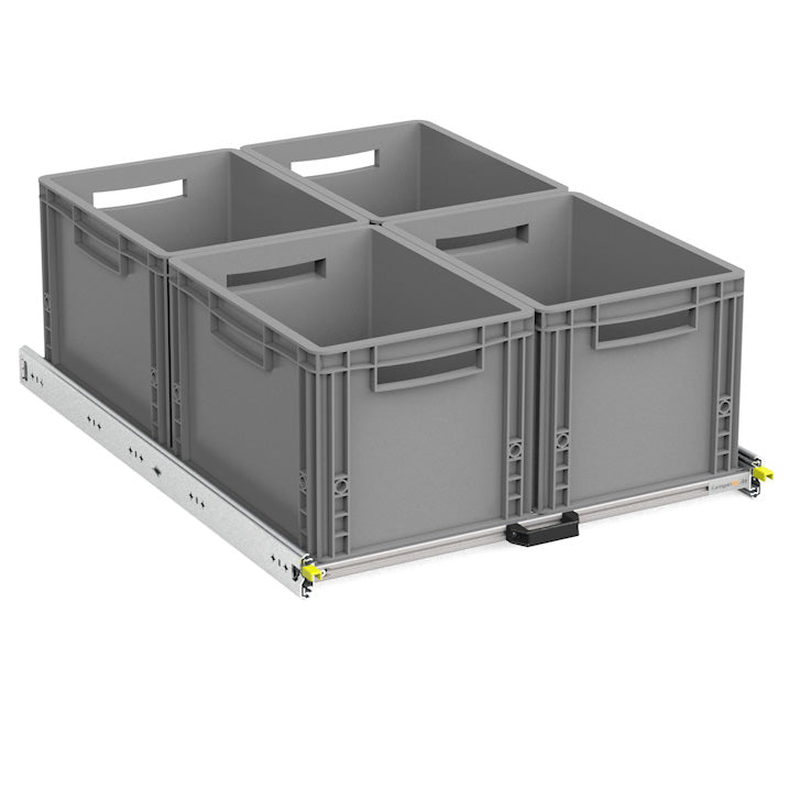 Heckauszug Selbstausbau Van Life DIY Eurobox Camper Wohnmobil Regal 80x60