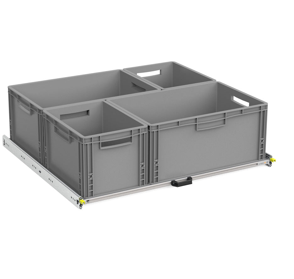 Heckauszug Selbstausbau Van Life DIY Eurobox 80x90