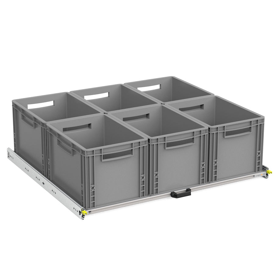 Heckauszug Selbstausbau Van Life DIY Eurobox 80x90