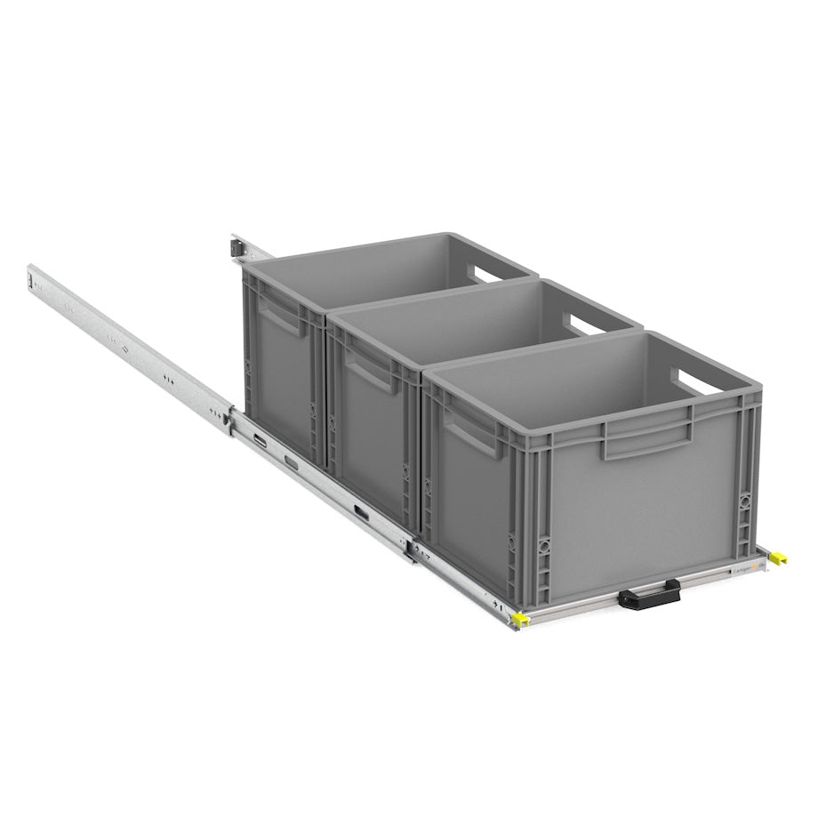 Heckauszug Selbstausbau Van Life DIY Eurobox Camper Wohnmobil Regal 90x40