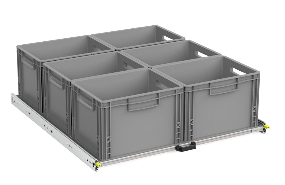 Heckauszug Selbstausbau Van Life DIY Eurobox Camper Wohnmobil Regal 90x80