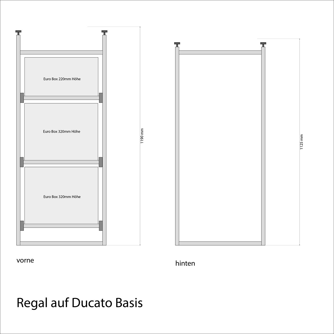 Weinsberg CaraCompact Edition Pepper Wohnmobil Regal mit Auszügen