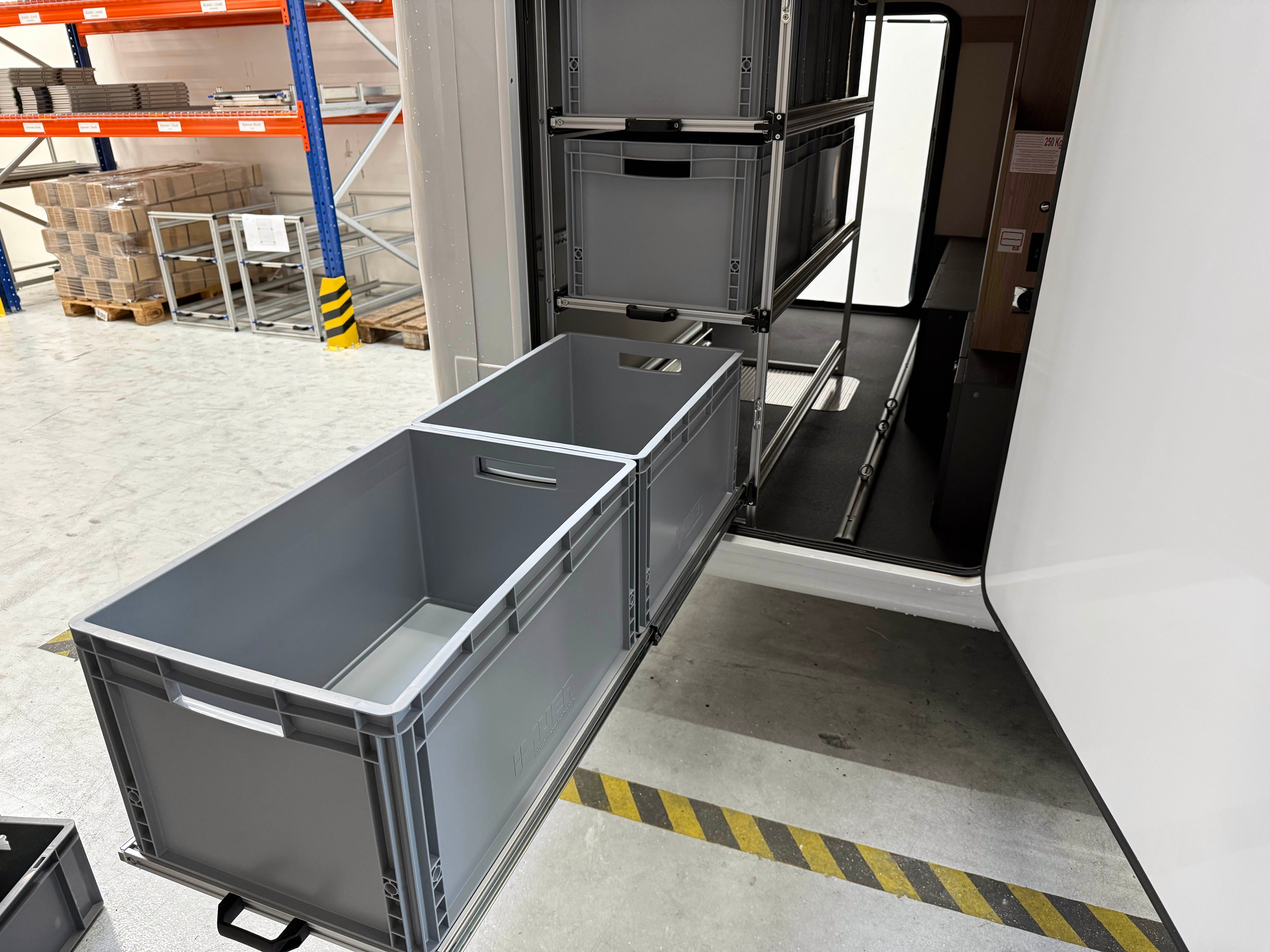 Wohnmobilregal Auszug Laika  Eurobox