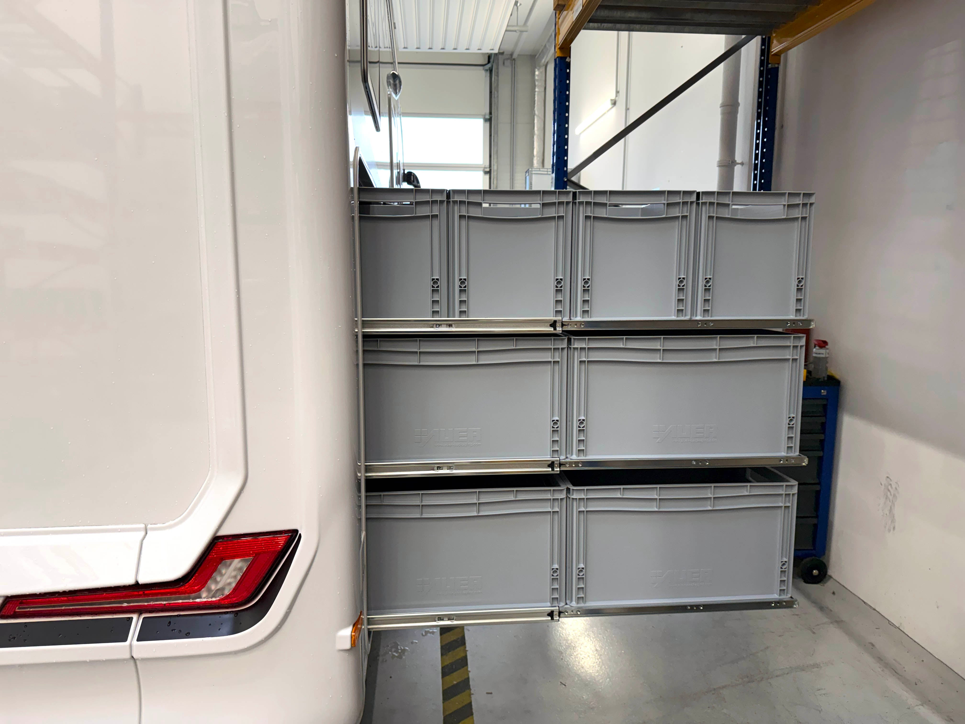 Wohnmobilregal Auszug Laika  Eurobox