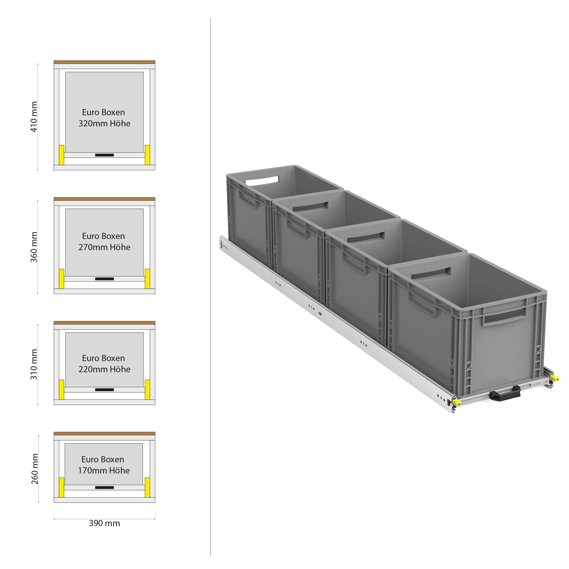 Rear pull-out with shelf
