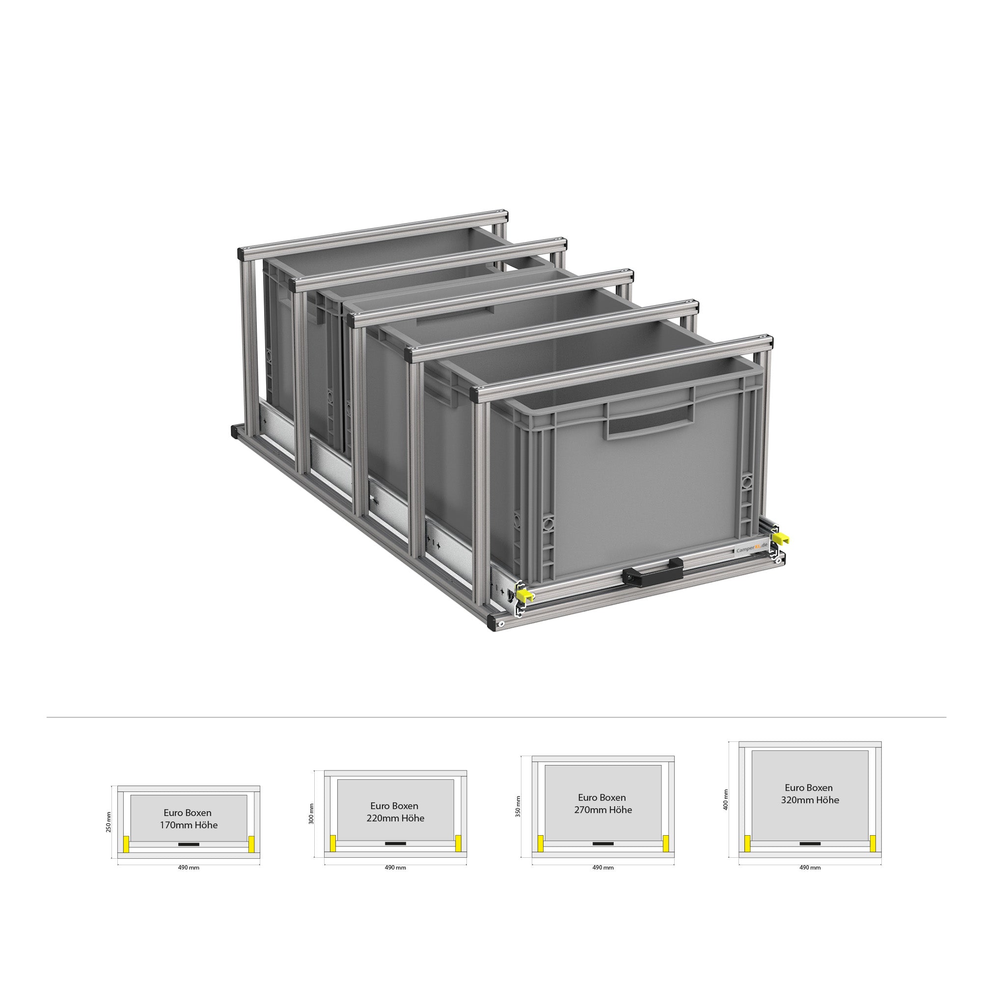 Heckauszug mit Ablage