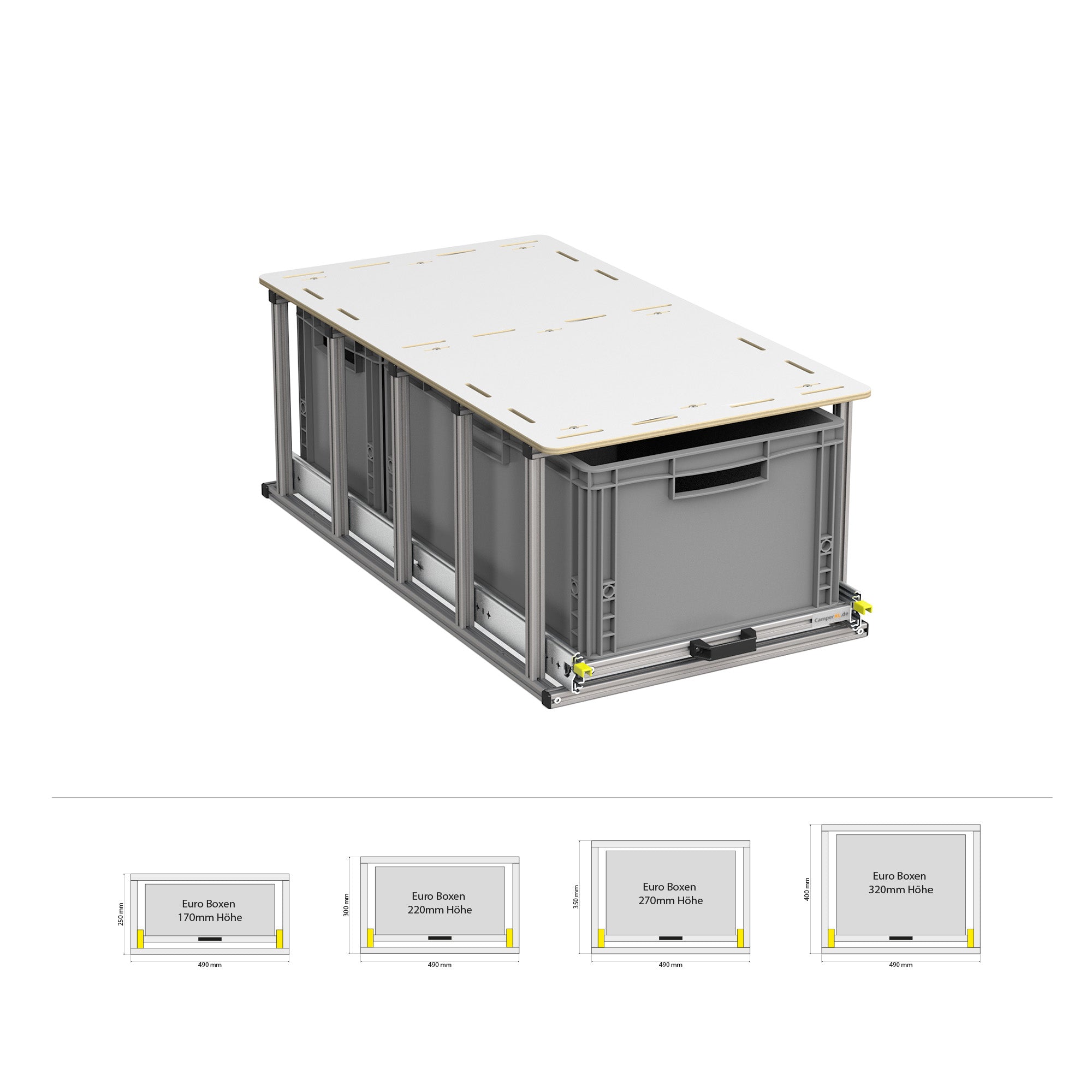 Heckauszug mit Ablage