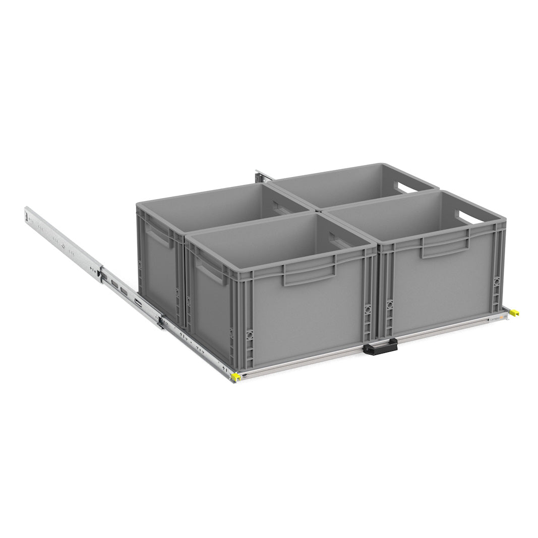 Heckauszug Selbstausbau Van Life DIY Eurobox Camper Wohnmobil Regal 60x80