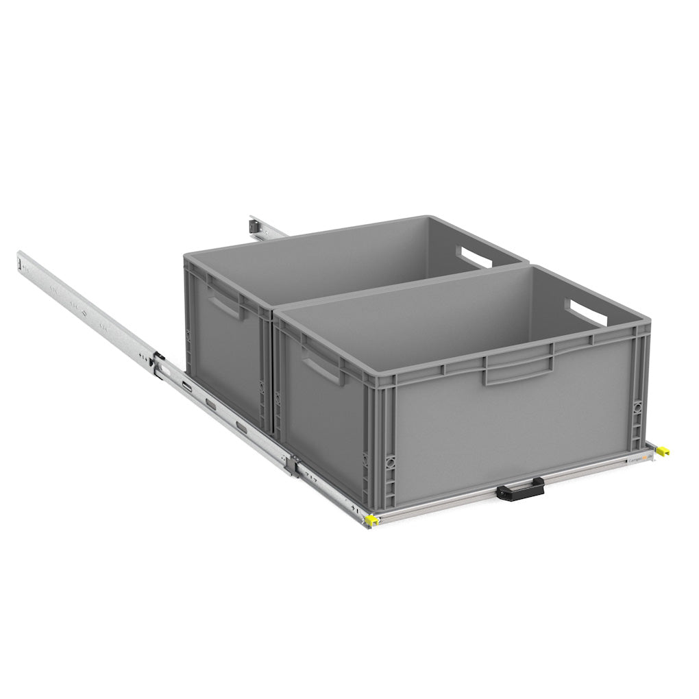 Heckauszug Selbstausbau Van Life DIY Eurobox Camper Wohnmobil Regal 80x60