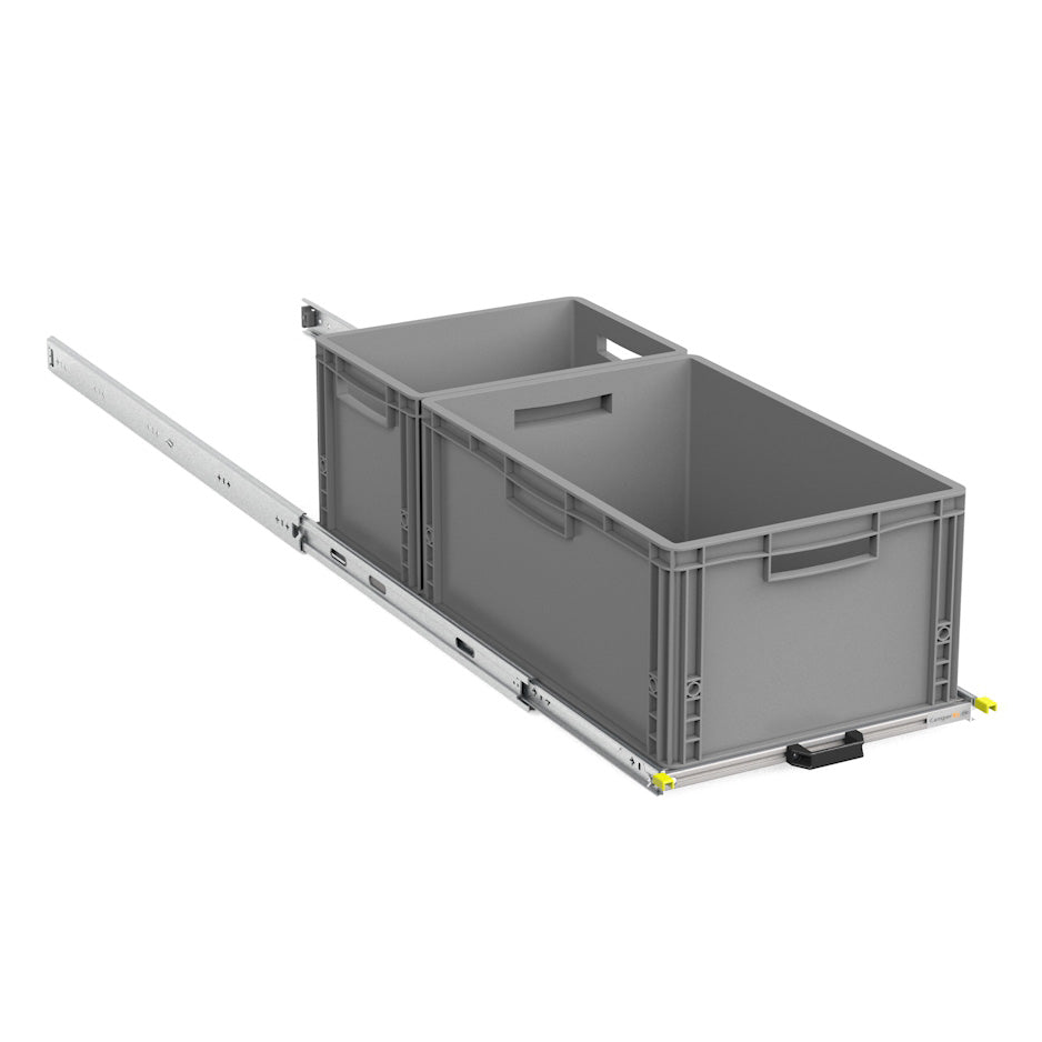 Heckauszug Selbstausbau Van Life DIY Eurobox Camper Wohnmobil Regal 90x40