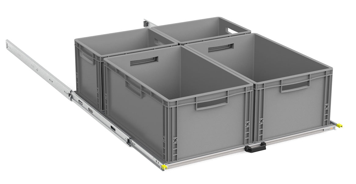 Heckauszug Selbstausbau Van Life DIY Eurobox Camper Wohnmobil Regal 90x80