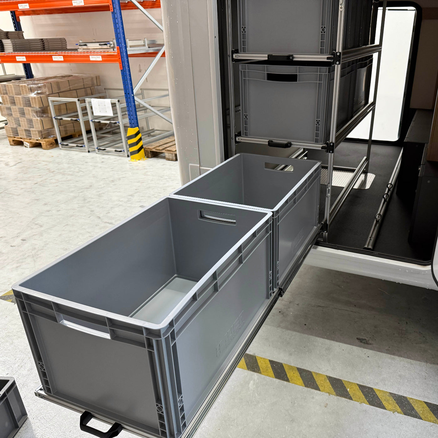 Wohnmobilregal Auszug Laika  Eurobox