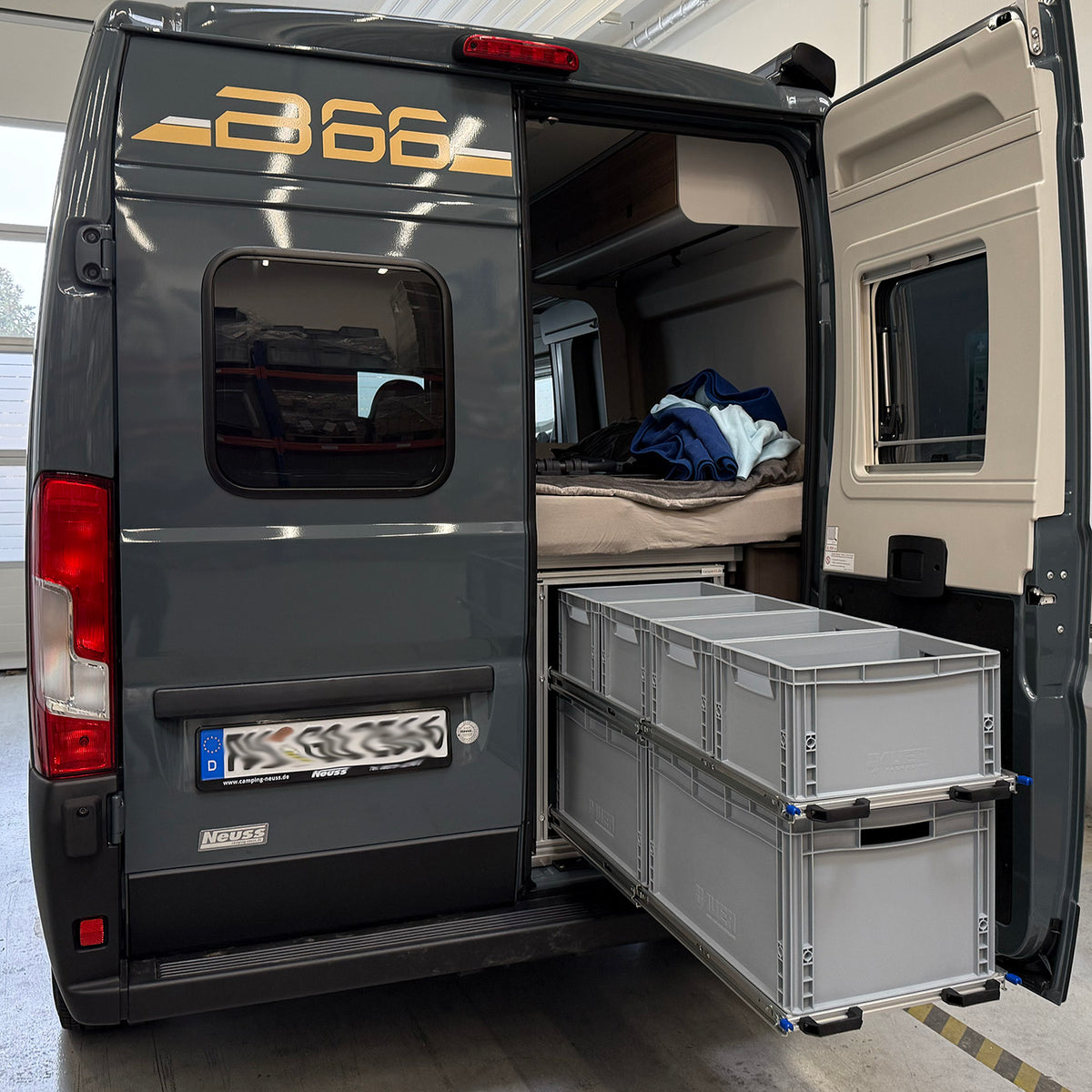 camper xl Heckauszug 2 Etagen mit Montage Cut:50 KTM Revelator Alto Elite kleiderständer unwind and call their